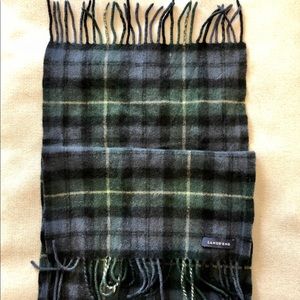 Lands’ End Tartan Plaid Winter Scarf